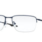 Oakley Optical WINGBACK SQ OX5148 Square Eyeglasses  514804-MATTE DARK NAVY 56-18-136 - Color Map blue