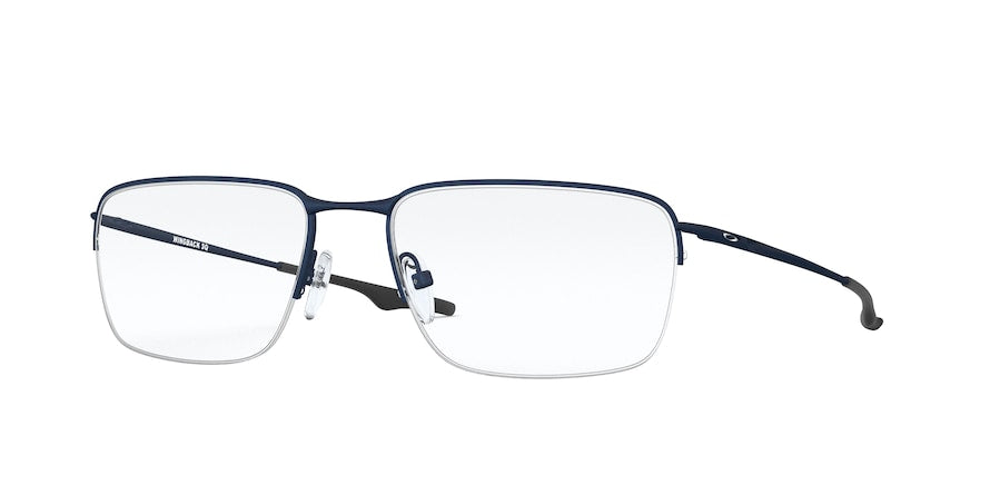 Oakley Optical WINGBACK SQ OX5148 Square Eyeglasses  514804-MATTE DARK NAVY 56-18-136 - Color Map blue