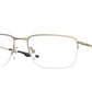 Oakley Optical WINGBACK SQ OX5148 Square Eyeglasses  514805-SATIN LIGHT GOLD 56-18-136 - Color Map gold
