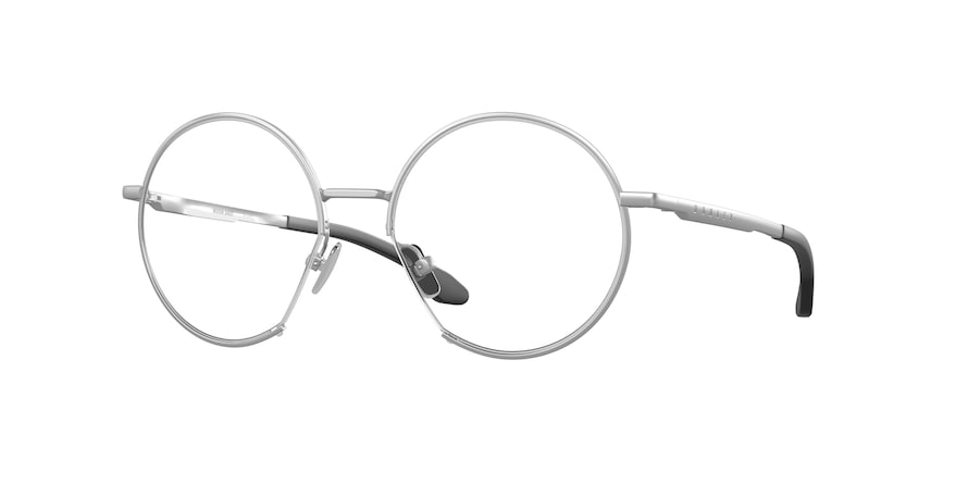 Oakley Optical MOON SHOT OX5149 Round Eyeglasses  514901-SATIN CHROME 51-17-136 - Color Map silver