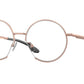 Oakley Optical MOON SHOT OX5149 Round Eyeglasses  514902-MATTE ROSE GOLD 51-17-136 - Color Map gold