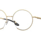 Oakley Optical MOON SHOT OX5149 Round Eyeglasses  514904-SATIN LIGHT GOLD 51-17-136 - Color Map gold