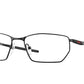Oakley Optical MONOHULL OX5151 Rectangle Eyeglasses  515101-SATIN BLACK 55-17-138 - Color Map black