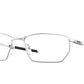 Oakley Optical MONOHULL OX5151 Rectangle Eyeglasses  515103-SATIN CHROME 55-17-138 - Color Map silver