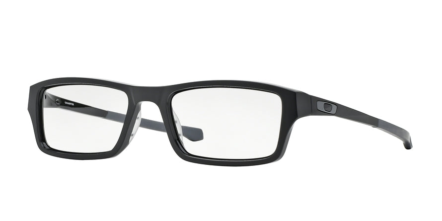 Oakley Optical CHAMFER OX8039 Rectangle Eyeglasses  803901-SATIN BLACK 53-18-140 - Color Map black