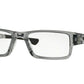 Oakley Optical AIRDROP OX8046 Rectangle Eyeglasses  804603-GREY SHADOW 55-18-143 - Color Map grey