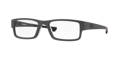 Oakley Optical AIRDROP OX8046 Rectangle Eyeglasses  804613-SATIN LIGHT STEEL 51-18-143 - Color Map silver
