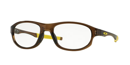 Oakley Optical CROSSLINK STRIKE OX8048 Oval Eyeglasses  804803-BARK 56-18-143 - Color Map brown