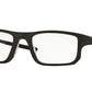 Oakley Optical VOLTAGE OX8049 Rectangle Eyeglasses  804901-SATIN BLACK 55-19-137 - Color Map black
