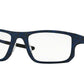 Oakley Optical VOLTAGE OX8049 Rectangle Eyeglasses  804903-SPACE KHAKI 55-19-137 - Color Map multicolor