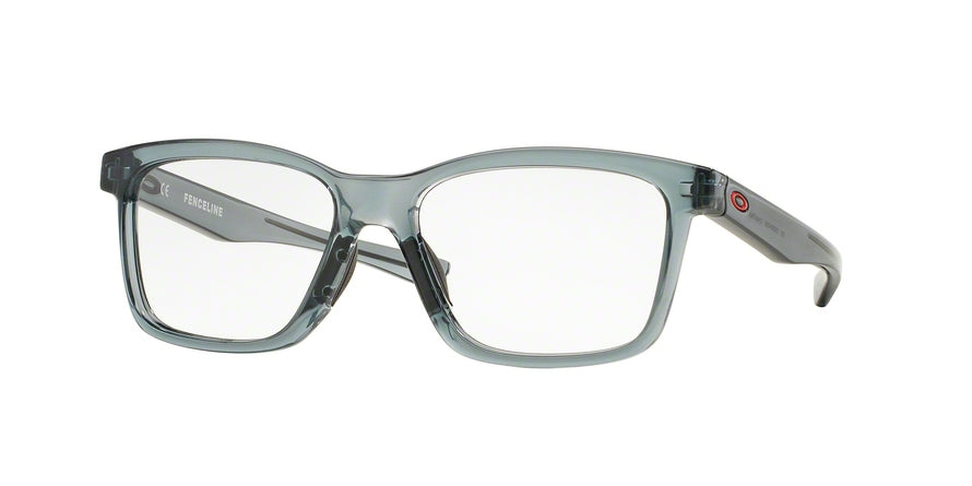 Oakley Optical FENCELINE OX8069 Square Eyeglasses  806903-GREY SMOKE 53-16-136 - Color Map grey