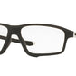 Oakley Optical CROSSLINK ZERO OX8076 Square Eyeglasses  807603-MATTE BLACK 56-16-138 - Color Map black