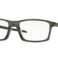 Oakley Optical PITCHMAN CARBON OX8092 Rectangle Eyeglasses  809203-GREY SMOKE 55-18-138 - Color Map grey