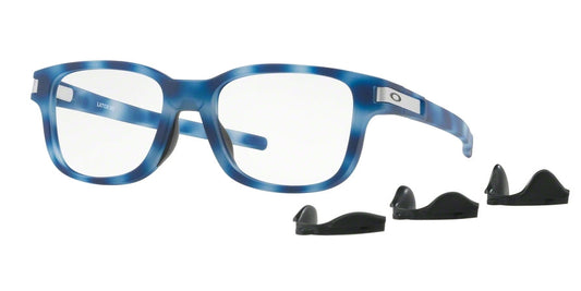 Oakley Optical LATCH SS OX8114 Square Eyeglasses  811404-MATTE BLUE TORTOISE 50-17-131 - Color Map blue