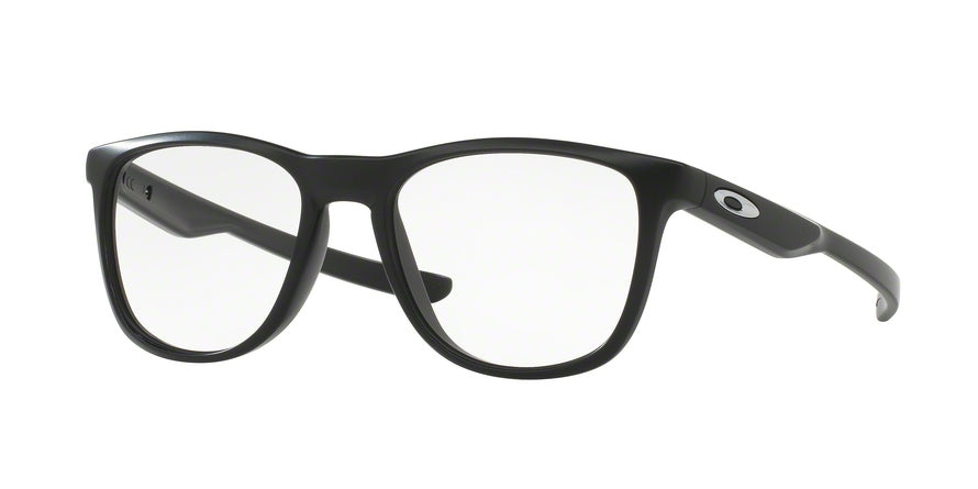 Oakley Optical TRILLBE X OX8130 Round Eyeglasses  813001-MATTE BLACK 52-18-141 - Color Map black