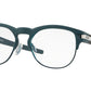 Oakley Optical LATCH KEY RX OX8134 Round Eyeglasses  813407-SATIN AZURE BLUE 52-17-140 - Color Map blue