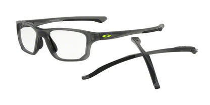 Oakley Optical CROSSLINK FIT OX8136 Rectangle Eyeglasses  813602-SATIN GREY SMOKE 55-17-150 - Color Map grey