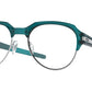 Oakley Optical STAGEBEAM OX8148 Round Eyeglasses  814803-POLISHED AURORA 50-19-140 - Color Map blue