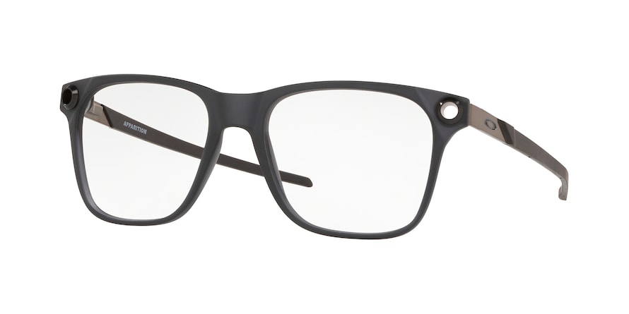 Oakley Optical APPARITION OX8152 Square Eyeglasses  815202-SATIN GREY SMOKE 55-18-136 - Color Map grey