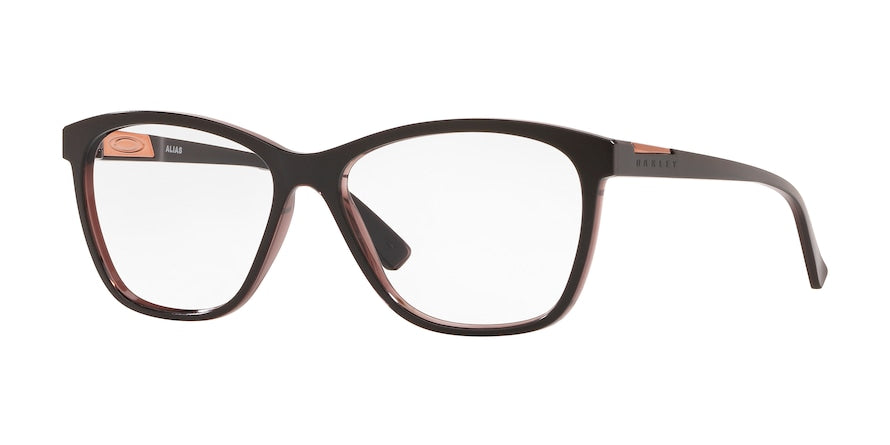 Oakley Optical ALIAS OX8155 Butterfly Eyeglasses  815506-AMETHYST 55-15-139 - Color Map brown