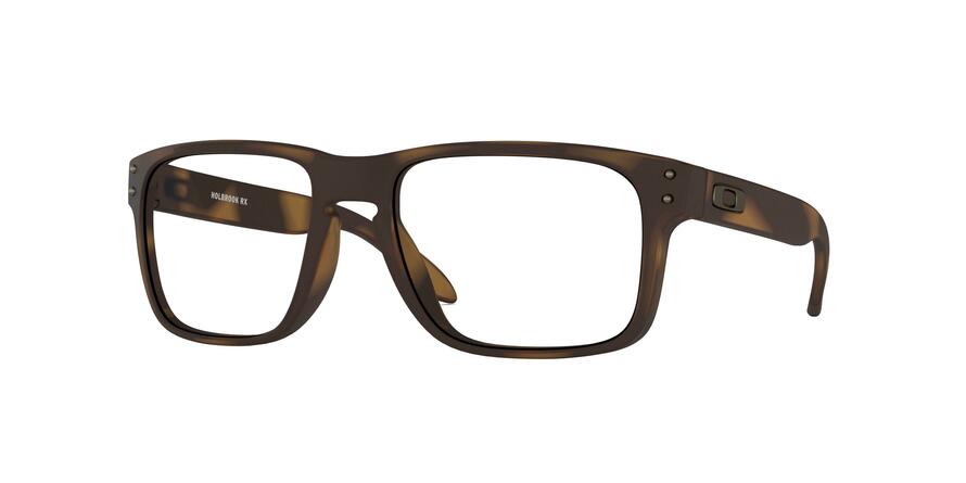 Oakley Optical HOLBROOK RX OX8156 Square Eyeglasses  815602-MATTE BROWN TORTOISE 56-18-137 - Color Map havana