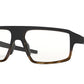 Oakley Optical COGSWELL OX8157 Rectangle Eyeglasses  815704-POLISHED BLACK BROWN TORTOISE 54-15-138 - Color Map havana