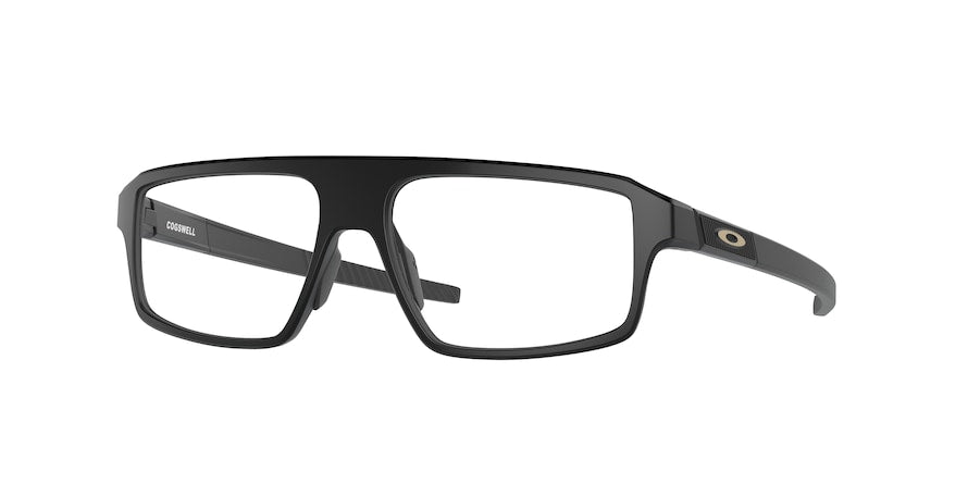 Oakley Optical COGSWELL OX8157 Rectangle Eyeglasses  815705-SATIN BLACK 54-15-138 - Color Map black