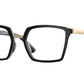 Oakley Optical SIDESWEPT RX OX8160 Square Eyeglasses  816005-SATIN BLACK 51-19-141 - Color Map black