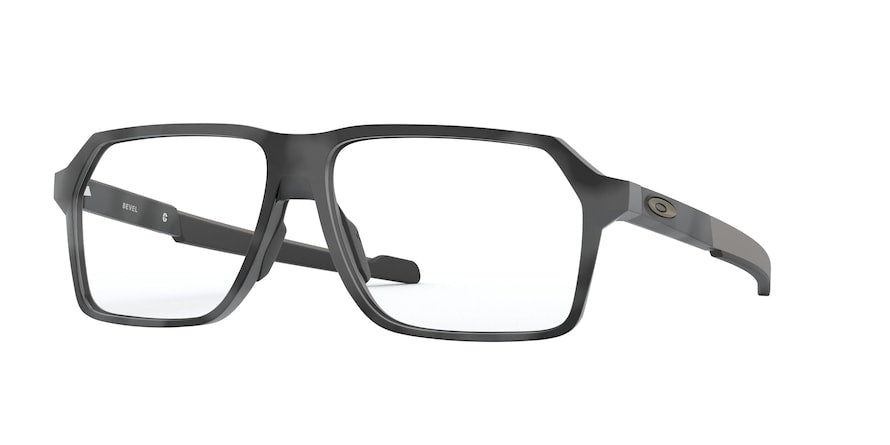 Oakley Optical BEVEL OX8161 Rectangle Eyeglasses  816103-SATIN BLACK CAMO 55-13-145 - Color Map camo