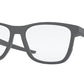 Oakley Optical CENTERBOARD OX8163 Round Eyeglasses  816304-SATIN LIGHT STEEL 55-17-141 - Color Map grey