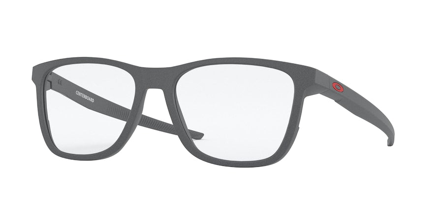 Oakley Optical CENTERBOARD OX8163 Round Eyeglasses  816304-SATIN LIGHT STEEL 55-17-141 - Color Map grey