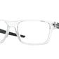 Oakley Optical PORT BOW OX8164 Rectangle Eyeglasses  816402-POLISHED CLEAR 55-17-141 - Color Map clear