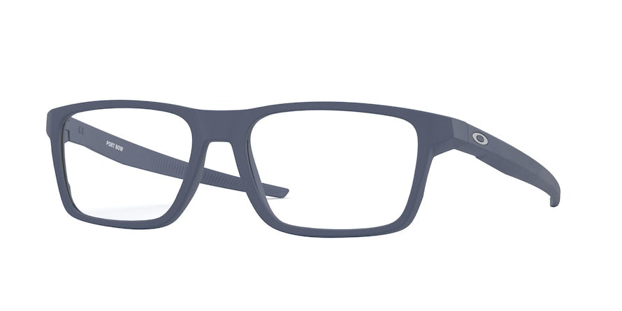 Oakley Optical PORT BOW OX8164 Rectangle Eyeglasses  816403-UNIVERSE BLUE 55-17-141 - Color Map blue