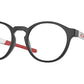 Oakley Optical SADDLE OX8165 Square Eyeglasses  816503-SATIN BLACK INK 50-21-136 - Color Map grey