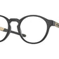 Oakley Optical SADDLE OX8165 Square Eyeglasses  816504-SATIN BLACK 50-21-136 - Color Map clear