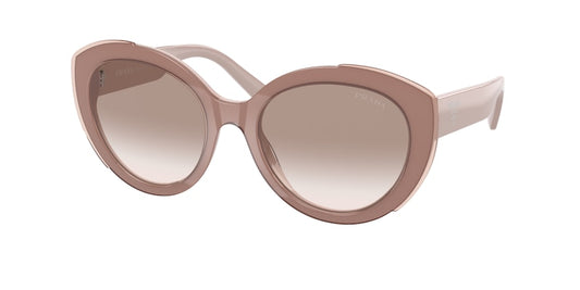 Prada PR01YS Oval Sunglasses  07V1L0-ALABASTER PINK 54-19-140 - Color Map pink