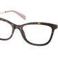 Prada PR02YV Butterfly Eyeglasses  2AU1O1-TORTOISE 54-17-140 - Color Map havana