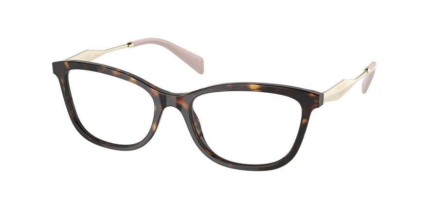 Prada PR02YV Butterfly Eyeglasses  2AU1O1-TORTOISE 54-17-140 - Color Map havana