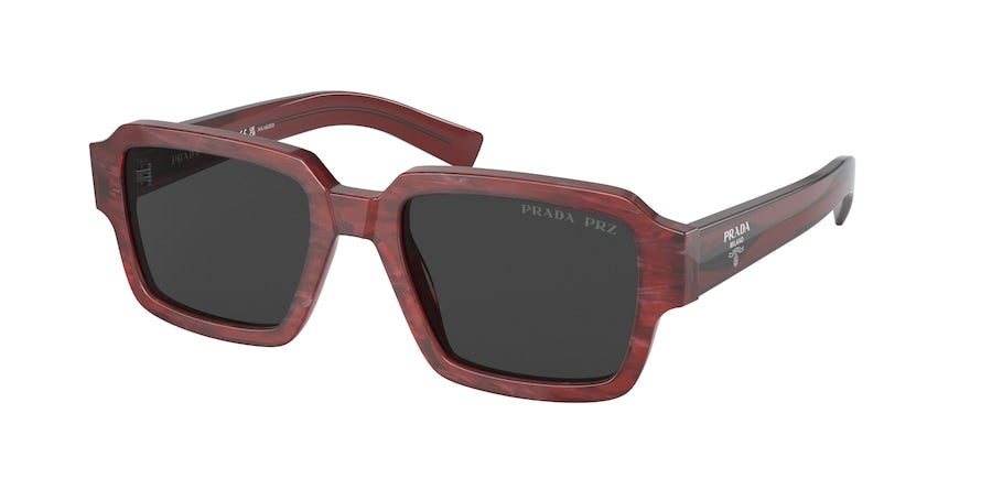 Prada PR02ZS Square Sunglasses  15F08G-ETRUSCAN STONE 52-20-140 - Color Map bordeaux