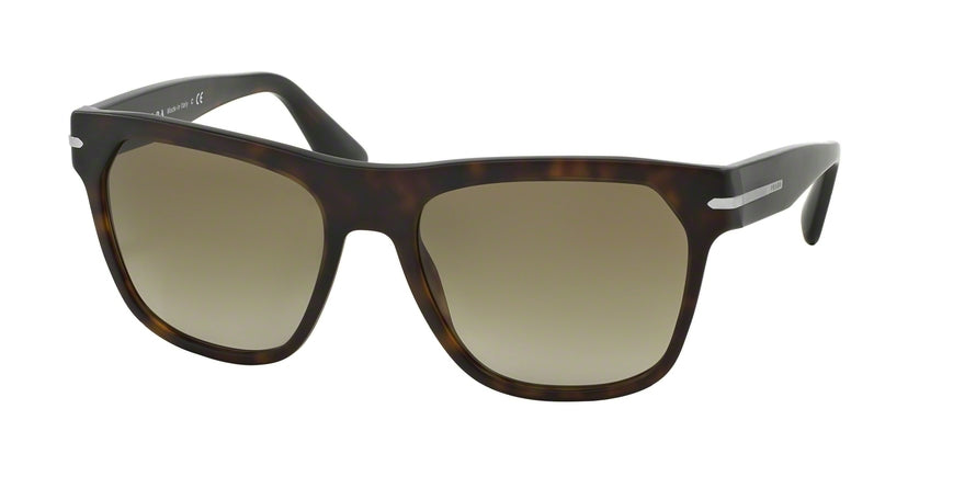 Prada PR03RS Square Sunglasses  HAQ1X1-MATTE HAVANA 55-18-145 - Color Map havana