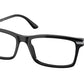 Prada PR03YV Rectangle Eyeglasses  1AB1O1-BLACK 56-17-150 - Color Map black