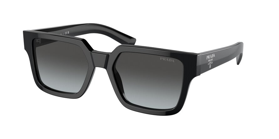 Prada PR03ZSF Pillow Sunglasses  1AB06T-BLACK 55-17-140 - Color Map black