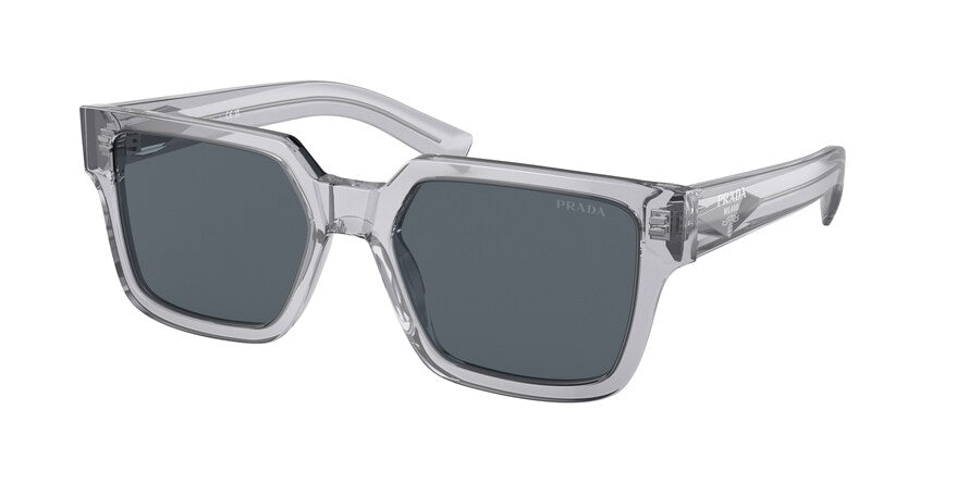 Prada PR03ZSF Pillow Sunglasses  U430A9-TRANSPARENT GREY 55-17-140 - Color Map grey