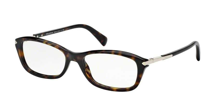 Prada PR04PV Cat Eye Eyeglasses  2AU1O1-HAVANA 52-17-135 - Color Map havana