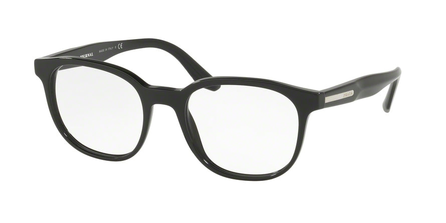 Prada CONCEPTUAL PR04UVF Pillow Eyeglasses  1AB1O1-BLACK 54-19-145 - Color Map black