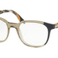 Prada PR04UV Pillow Eyeglasses  VYM1O1-BLUE 52-19-145 - Color Map blue