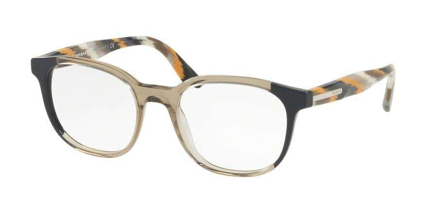 Prada PR04UV Pillow Eyeglasses  VYM1O1-BLUE 52-19-145 - Color Map blue