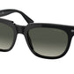 Prada PR04YSF Pillow Sunglasses  1AB2D0-BLACK 57-18-150 - Color Map black