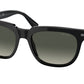 Prada PR04YS Pillow Sunglasses  1AB2D0-BLACK 56-19-150 - Color Map black