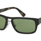 Prada HERITAGE PR05VS Rectangle Sunglasses  NAI7Y1-TOP BLACK/MEDIUM HAVANA 56-18-145 - Color Map black